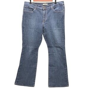 Levi's 515 Bootcut Jeans Women's 33W Blue Mid Rise Classic Stretch Denim